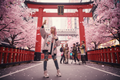 Japanese Culture Creator Network - cherry blossoms and Tokyo street style with influencers
