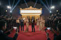 Film & TV Influencer Campaigns - glamorous cinema premiere with red carpet and content creators